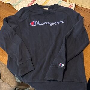 Champion 2010s vintage Dark Blue Athletic crewneck